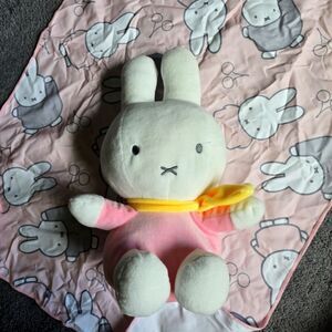 Miffy with Blankie Stuffie Plush Great Condition
